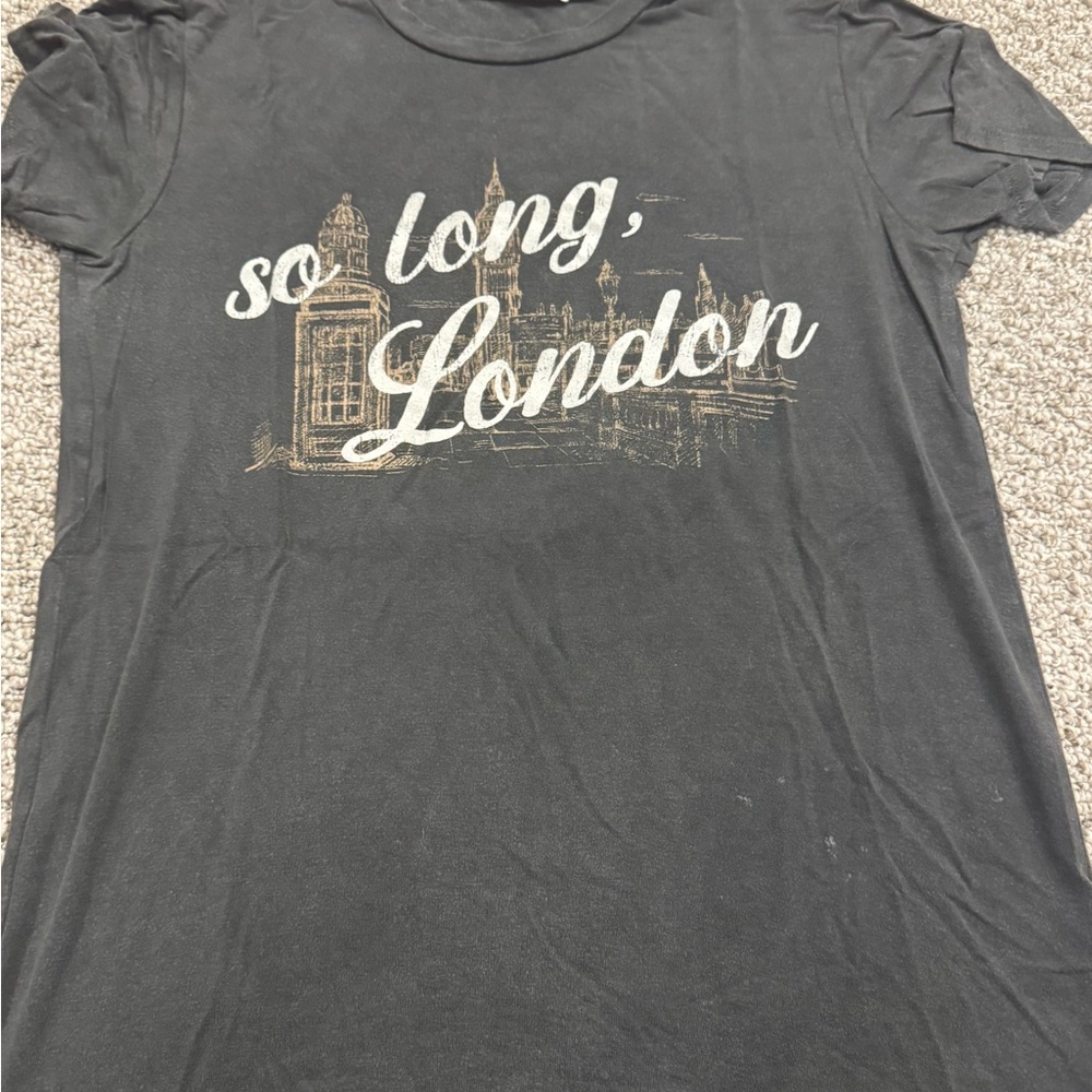 Taylor Swift T-Shirt with 'So Long, London' Print